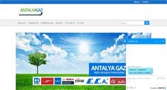 Desktop Screenshot of antalyagaz.com